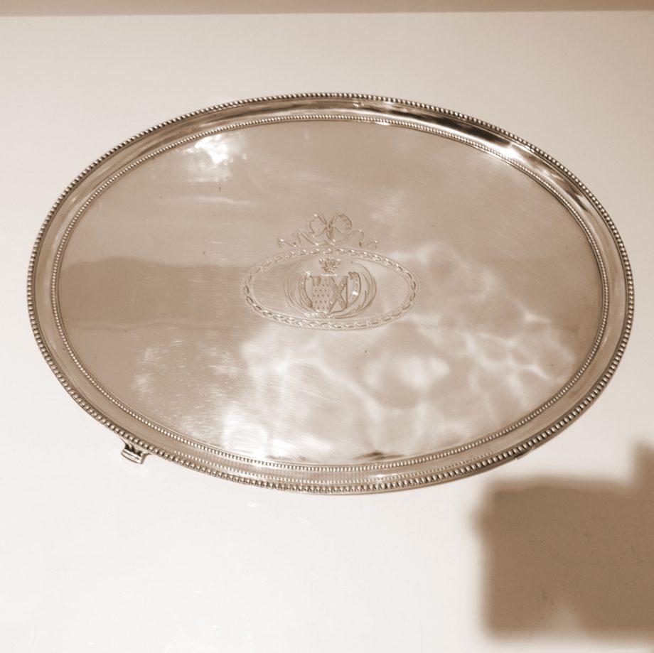 large oval salver