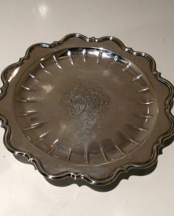 footed salver