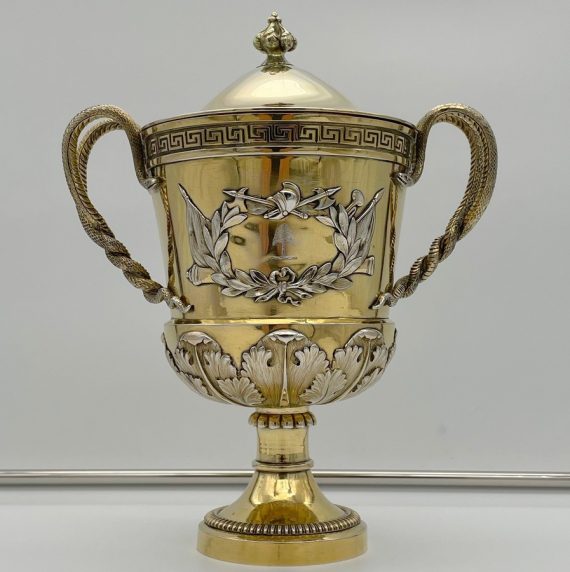 gilt cup and cover