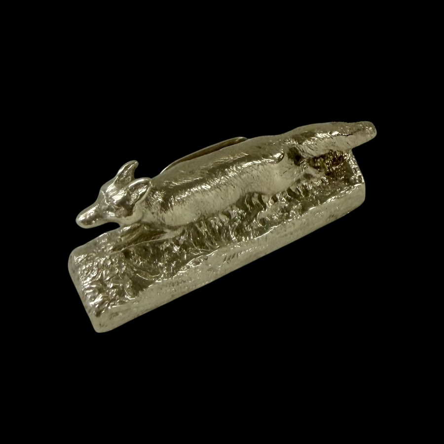 Early 20th Century Antique Edwardian Sterling Silver Novelty Pair Menu Holders London 1909 Garrard & Co Ltd